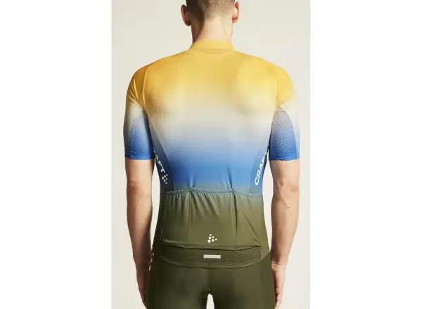 Craft ADV Endur Graphic pánsky dres krátky rukáv zelená