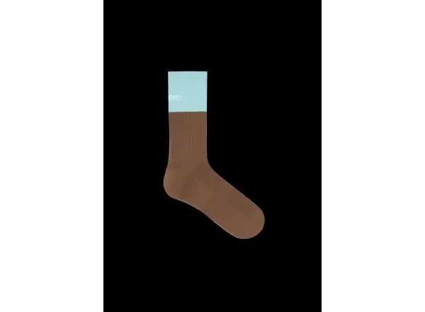 POC Motion MTB Long ponožky Bronzite Brown/Lazurite Blue