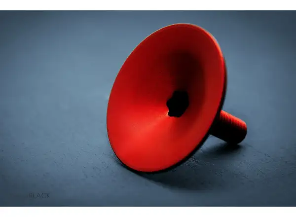 Absolute Black Top Cap viečko hlavového zloženia červená