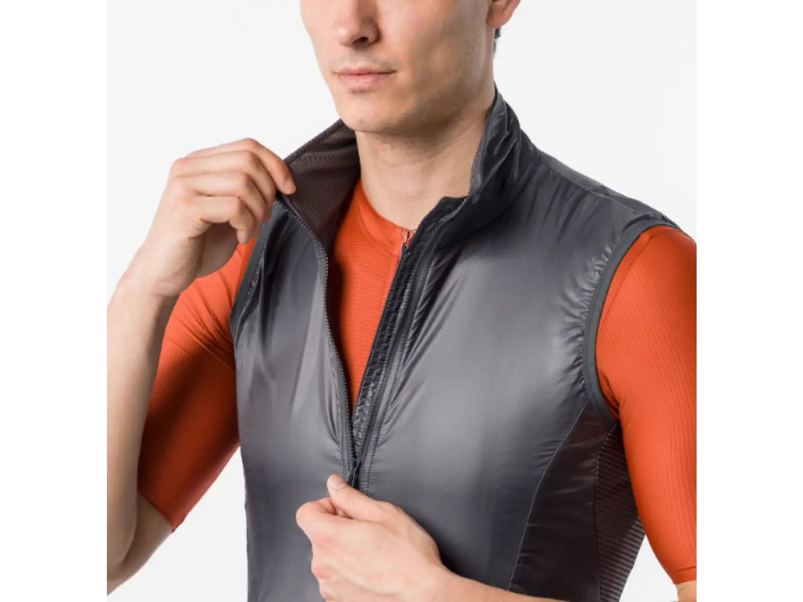 Castelli Aria 2 pánska vesta Dark Gray