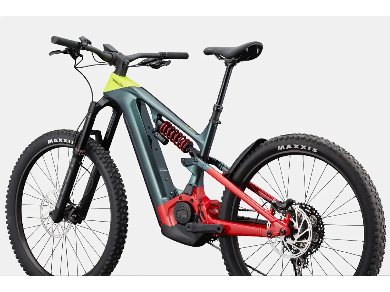 Cannondale Moterra Neo Carbon LT 1 celoodpružený elektrobicykel Gunmetal Green