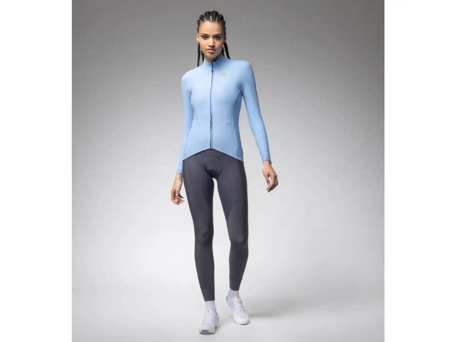 Alé R-EV1 Warm Race 2.0 dámsky zateplený dres dlhý rukáv Sky Blue