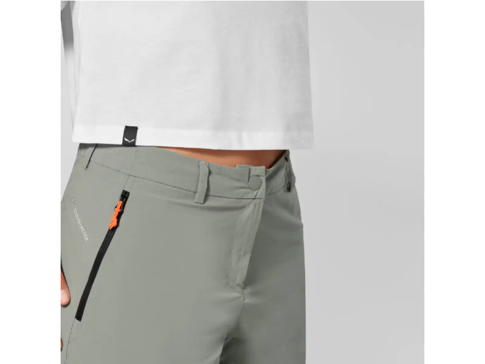 Salewa Puez Talvena Durastretch dámske kraťasy Faded Green
