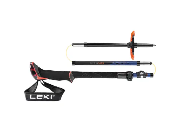 Leki Sherpa FX Carbon trekingové palice Midnight blue/Dark blue/Bright red veľ. 110 - 130 cm