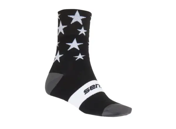 Sensor Stars ponožky čierna/biela