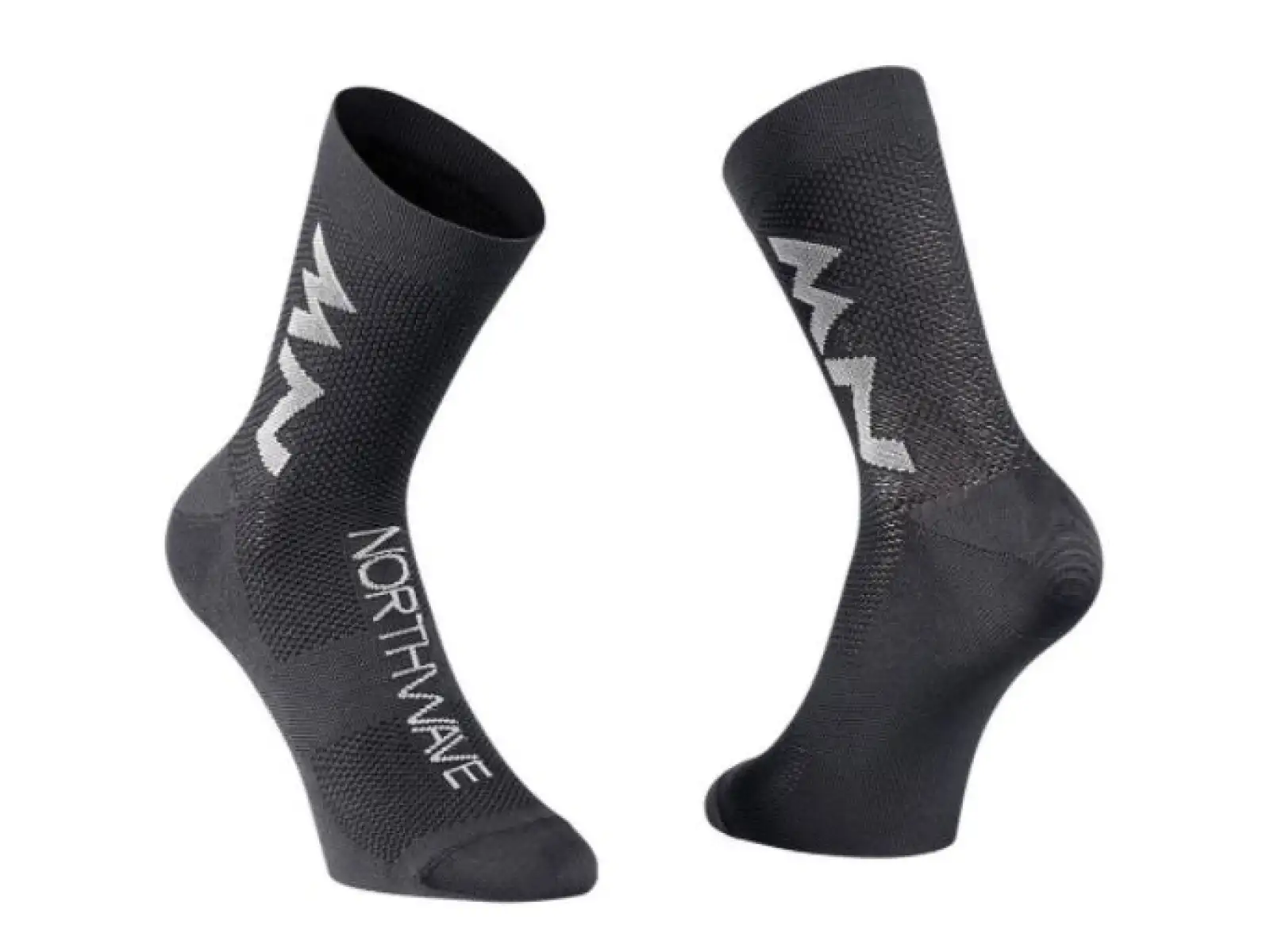 Nie Northwave AirMid pánske ponožky Black/Grey