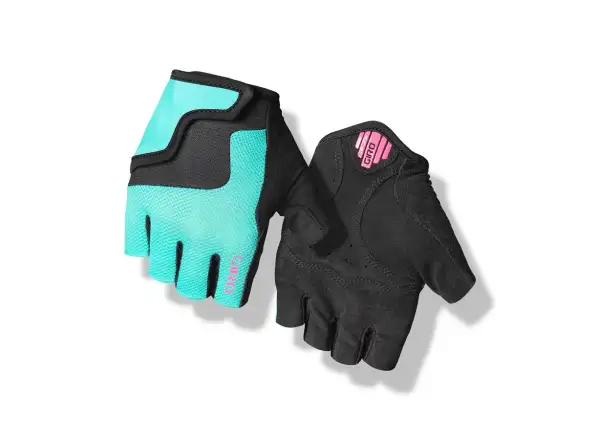 Giro Bravo Jr detské rukavice Screaming Teal/Pink
