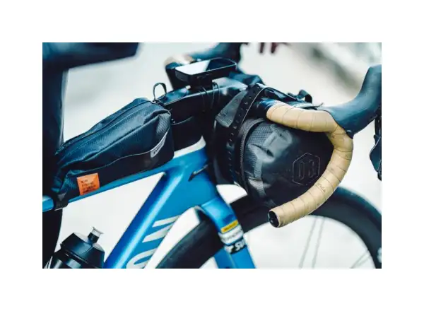 Woho X-Touring Top-Tube taška na rám 850 ml Cyber-Camo Diamond čierna