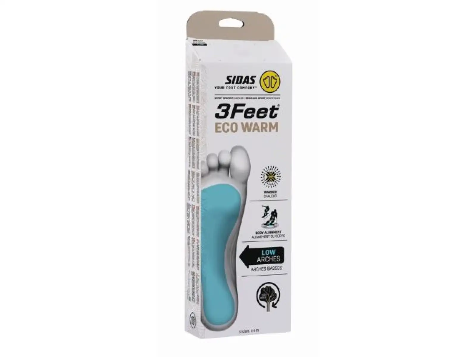 Sidas 3Feet Eco Warm Low vložky do topánok
