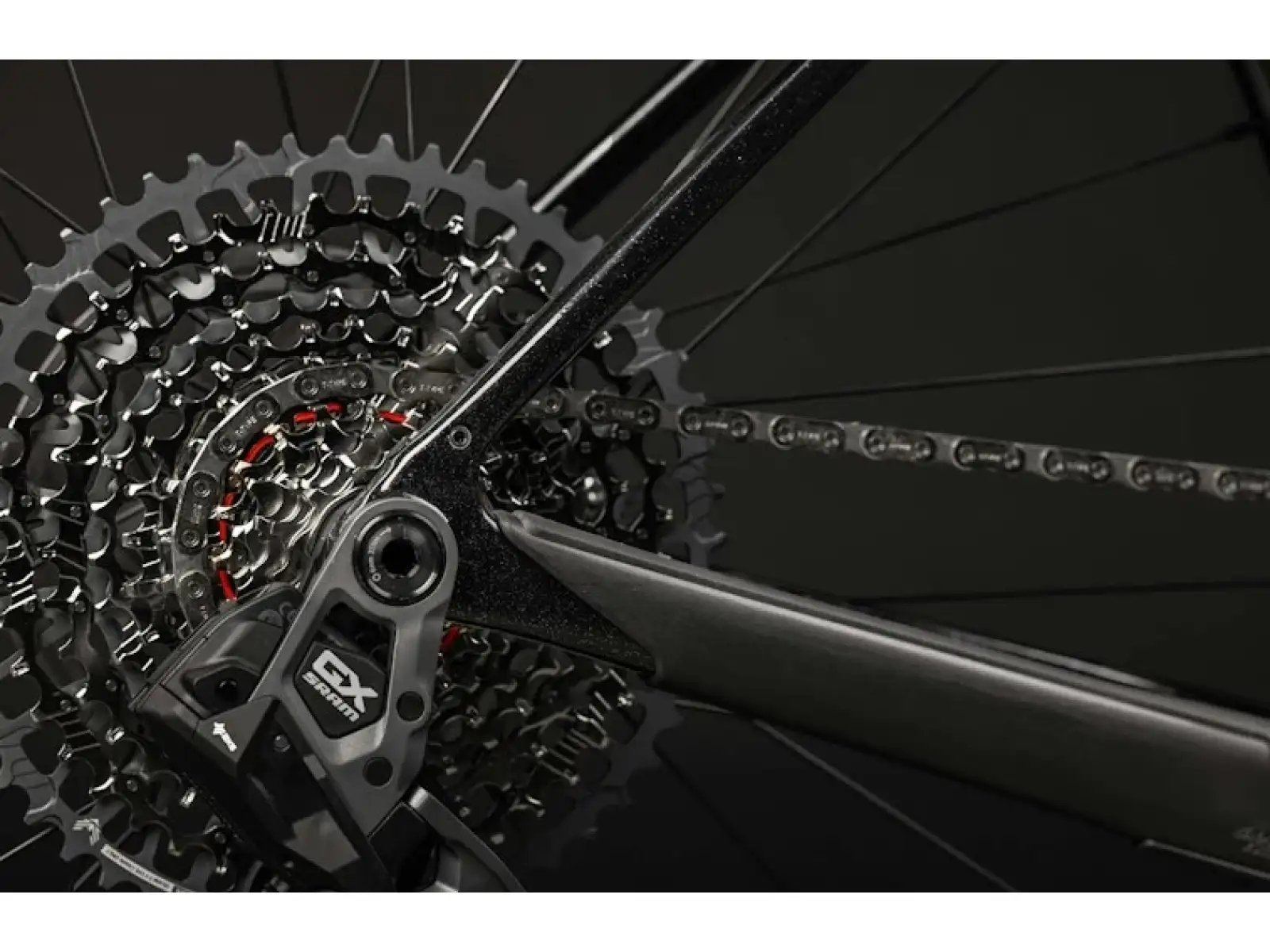 Santa Cruz Stigmata 4 CC 25 gravel rám Gloss Black Sparkle