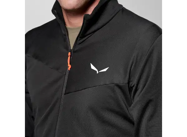 Salewa Puez Cammino Polarlite Half-Zip pánska mikina Black Out
