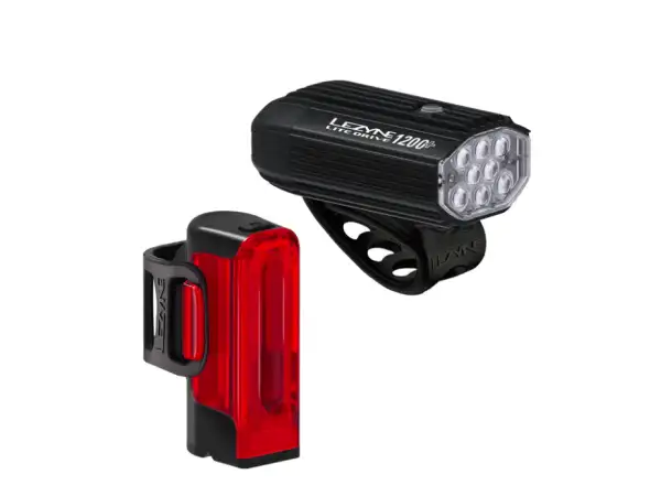 Lezyne Lite Drive 1200+ / Strip Drive Pro 400+ súprava svetiel