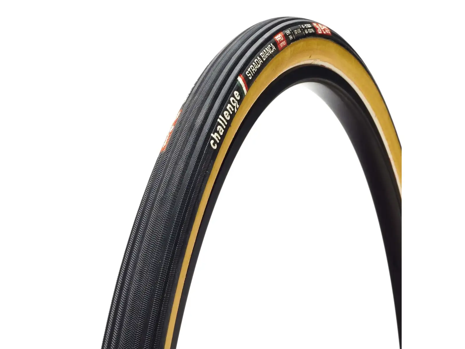 Challenge Strada Pro cestná pneumatika Kevlar black/Tan