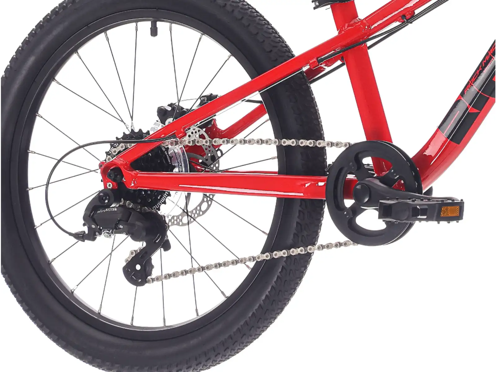 Rock Machine RIFF Tr 20 detský bicykel Gloss Fire Red