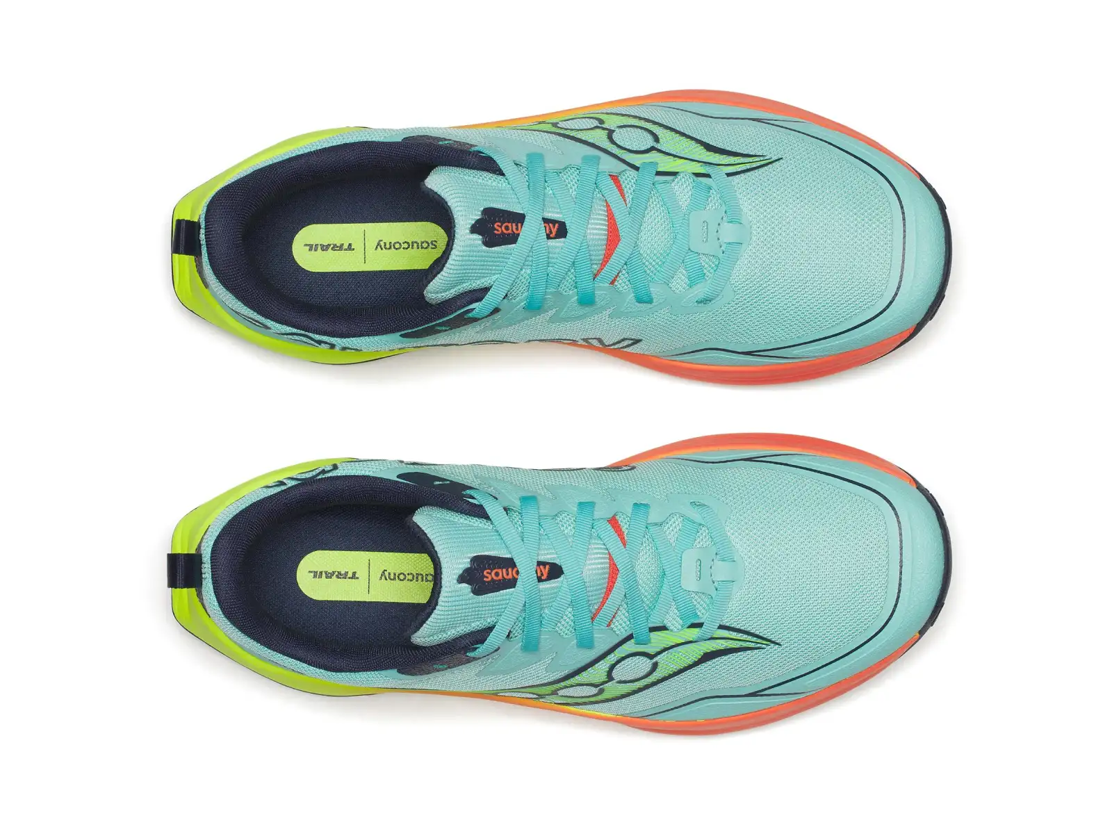 Saucony Peregrine 16 pánska bežecká obuv Splash/Citron