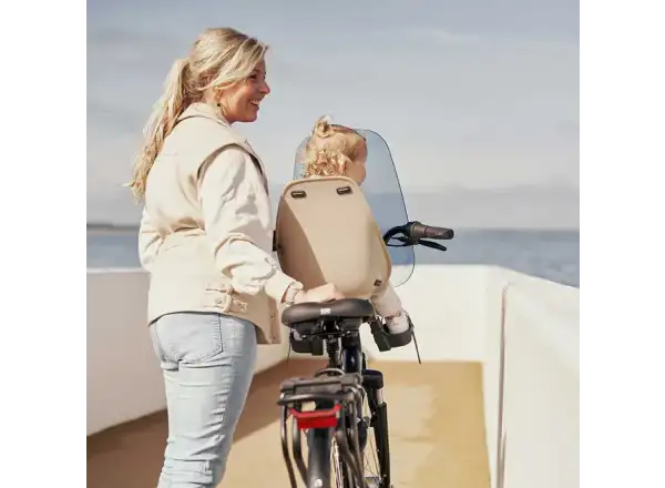 Urban Iki Ta-ke predná sedačka s MTB/ATB adaptérom Inaho Beige/Bincho Black