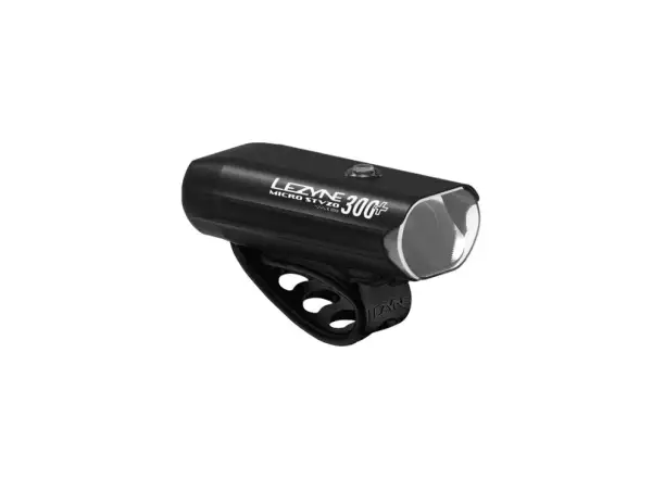 Lezyne Micro StVZO 300+ predné svetlo Front Satin black