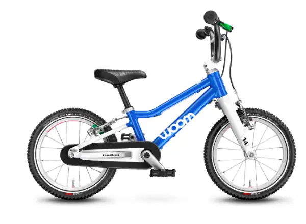 Woom 2 Blue 14 Detský bicykel