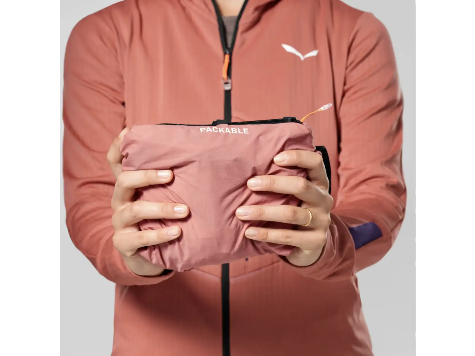 Salewa Pedroc Wind Light dámska bunda Desert Pink
