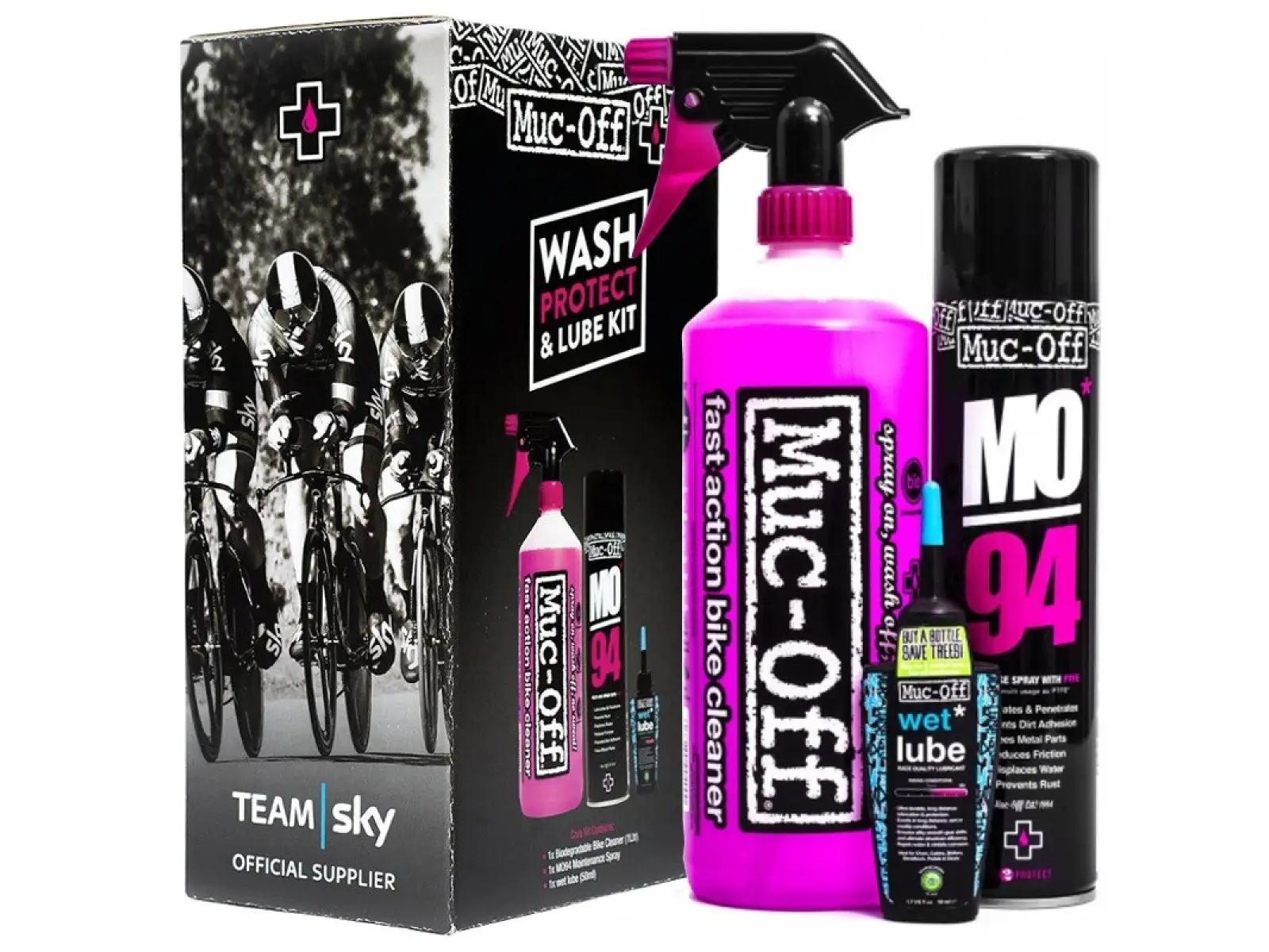 Súprava Muc-Off Wash Protect And Lube Kit WET