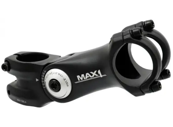 MAX1 nastaviteľný predstavec 0-60°/31,8 mm čierny