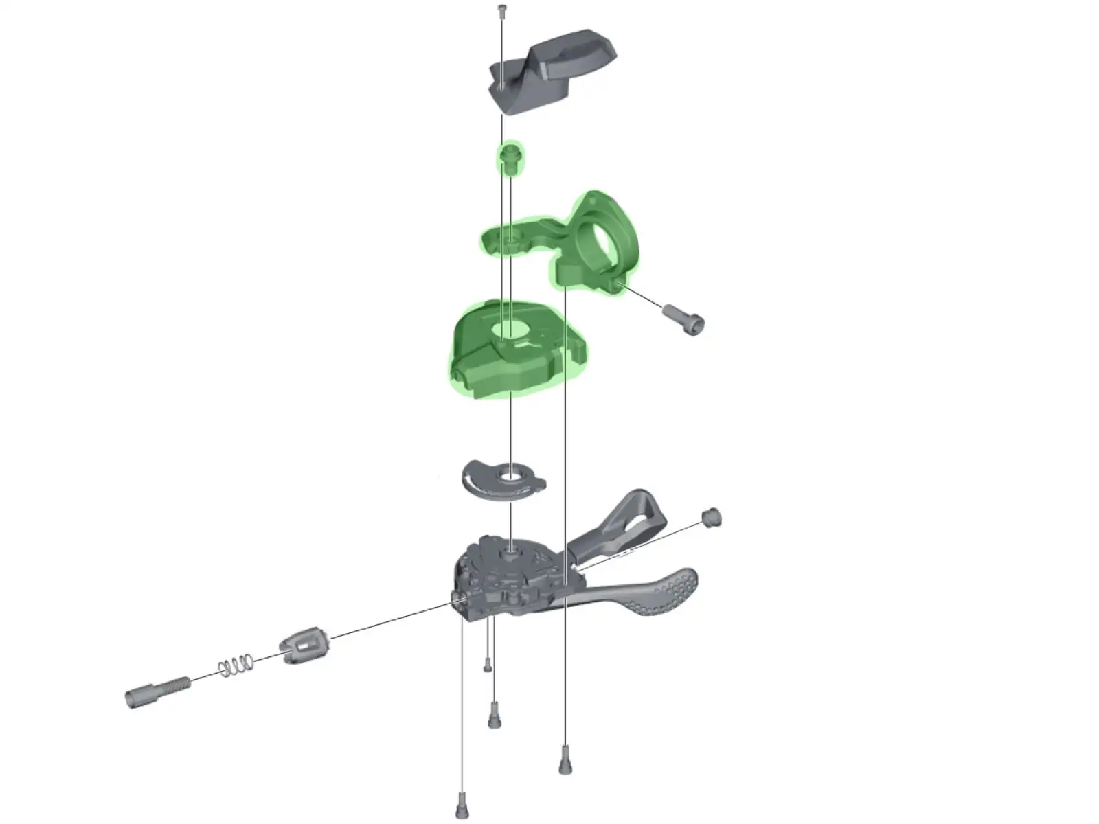 Shimano XT SL-M8000 náhradná objímka k radiacej páčke s ukazovateľom pravá