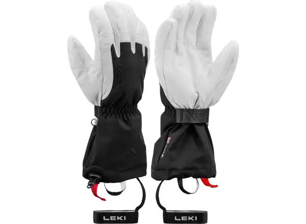 Leki Guide X-Treme Downhill rukavice Black/White