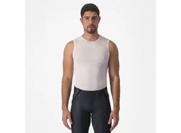 Castelli Pro Mesh 2.0 funkčné tričko bez rukávov White