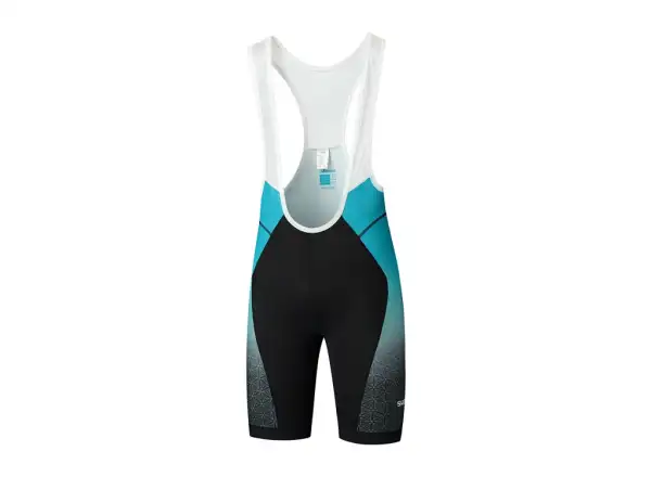 Shimano Team Printed pánske šortky s laclem čierno-zelené.