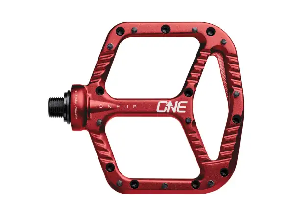 OneUP Aluminium pedále červená