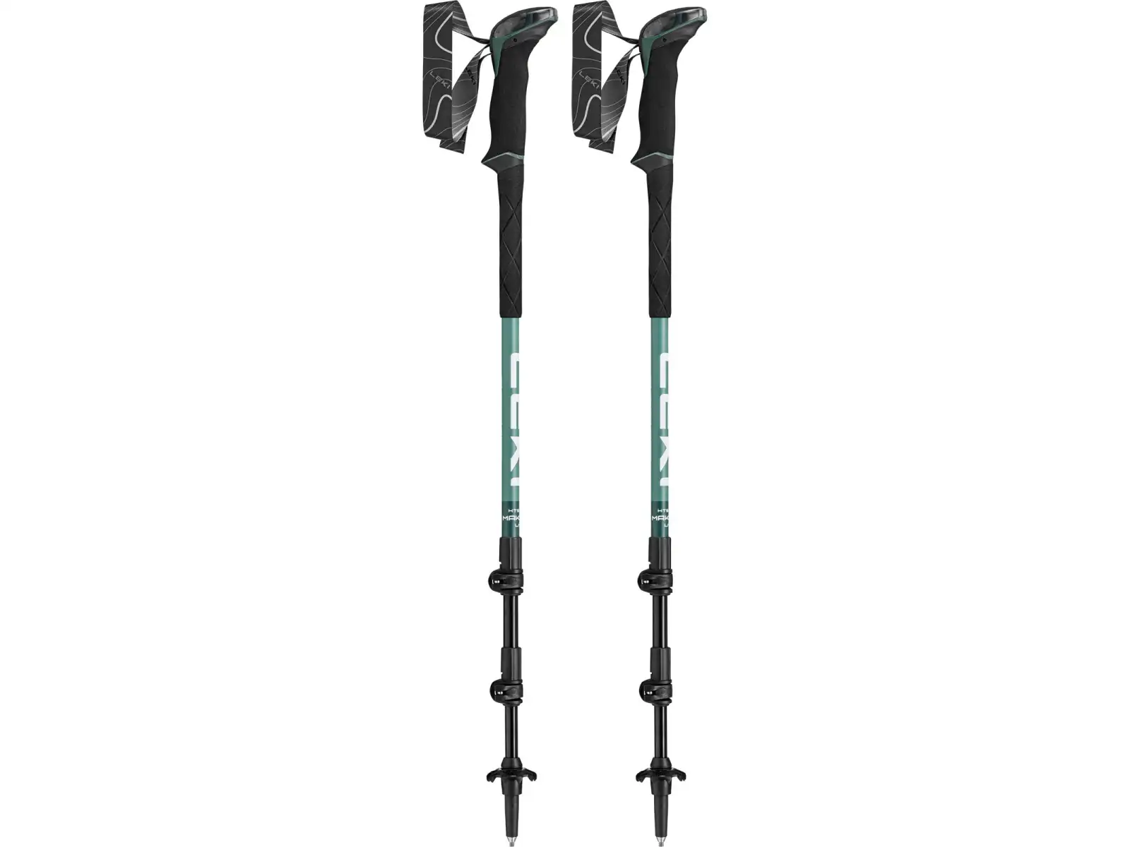 Leki Makalu Lite trekingové palice malachite Green/Dark malachite Green/White