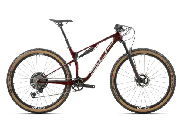 Superior Team XF 29 Issue R celoodpružený horský bicykel Gloss Red Carbon/Chrome