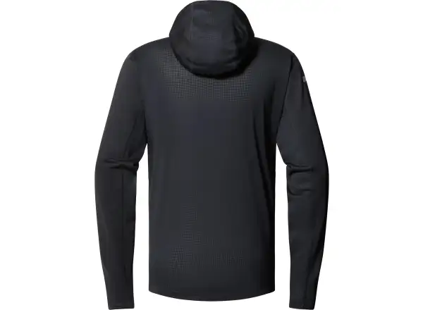 Haglöfs L.I.M Mid Multi Hood pánska mikina True Black