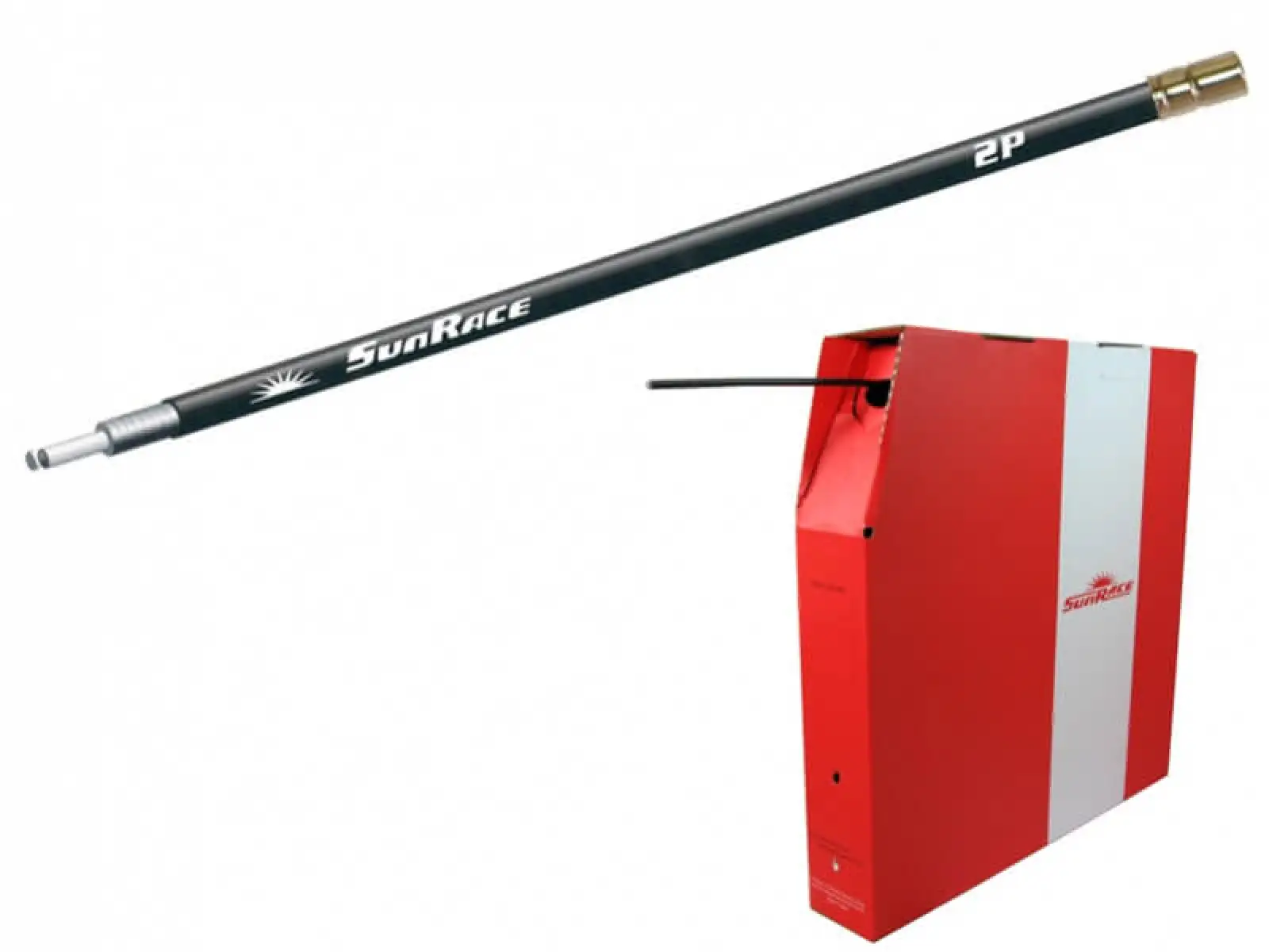 SunRace OCB2P brzdový bowden 5 mm čierny 1 m