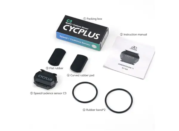Cycplus C3 Senzor kadencie a rýchlosti