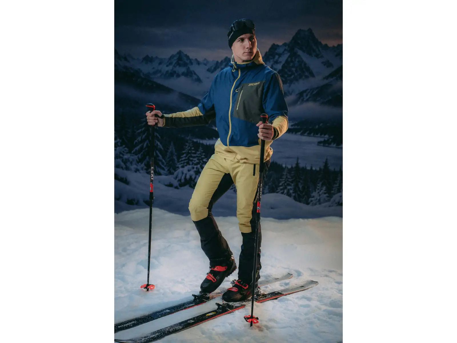 Silvini Volpiano pánska bunda Navy/Brown