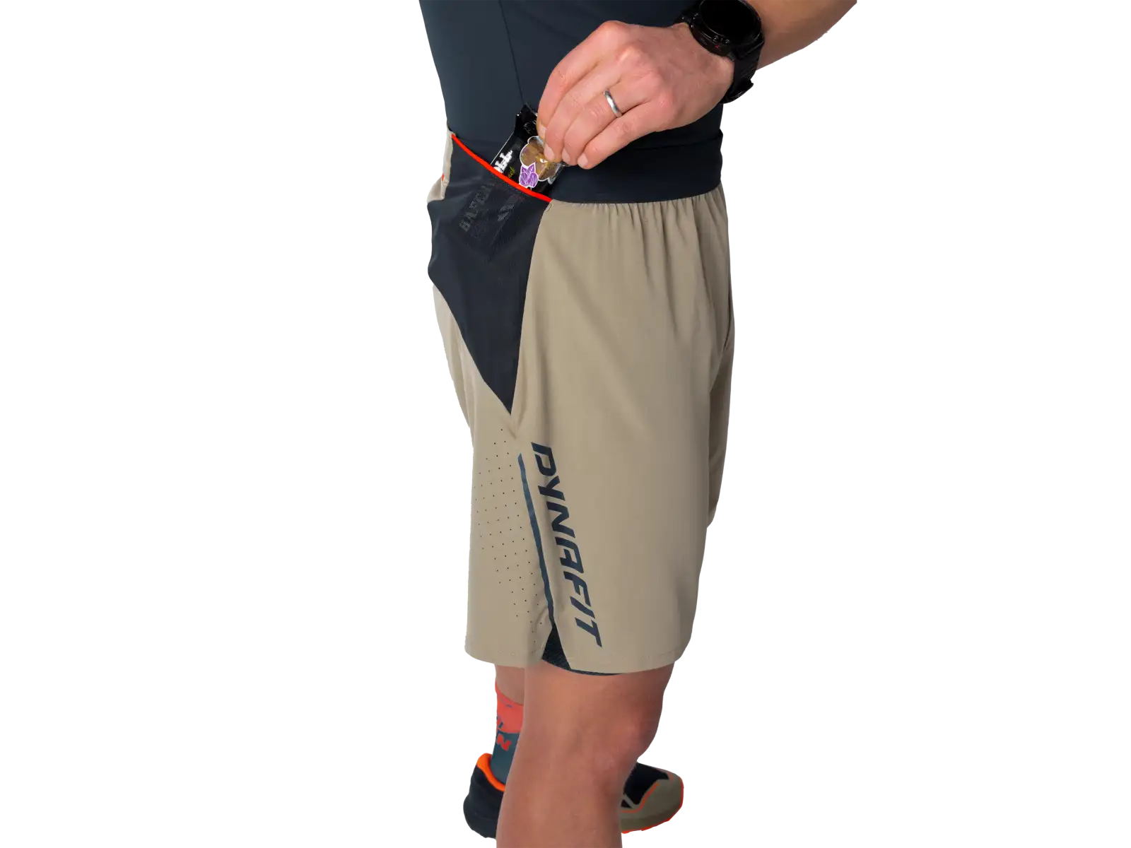 Dynafit Alpine Pro 2 v 1 pánske bežecké kraťasy Atlantic