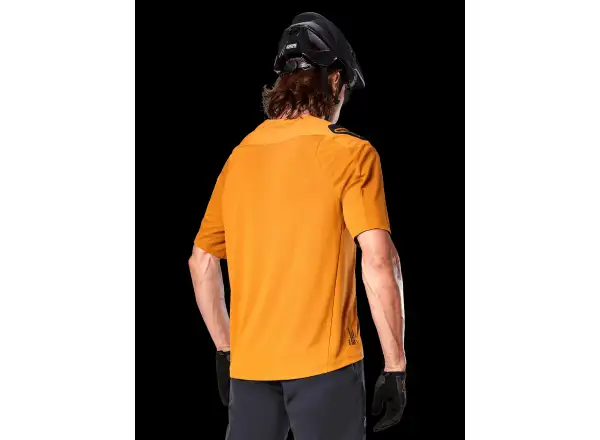 Alpinestars A-Aria Polartec Switch pánský dres s krátkym rukávom Dark Gold