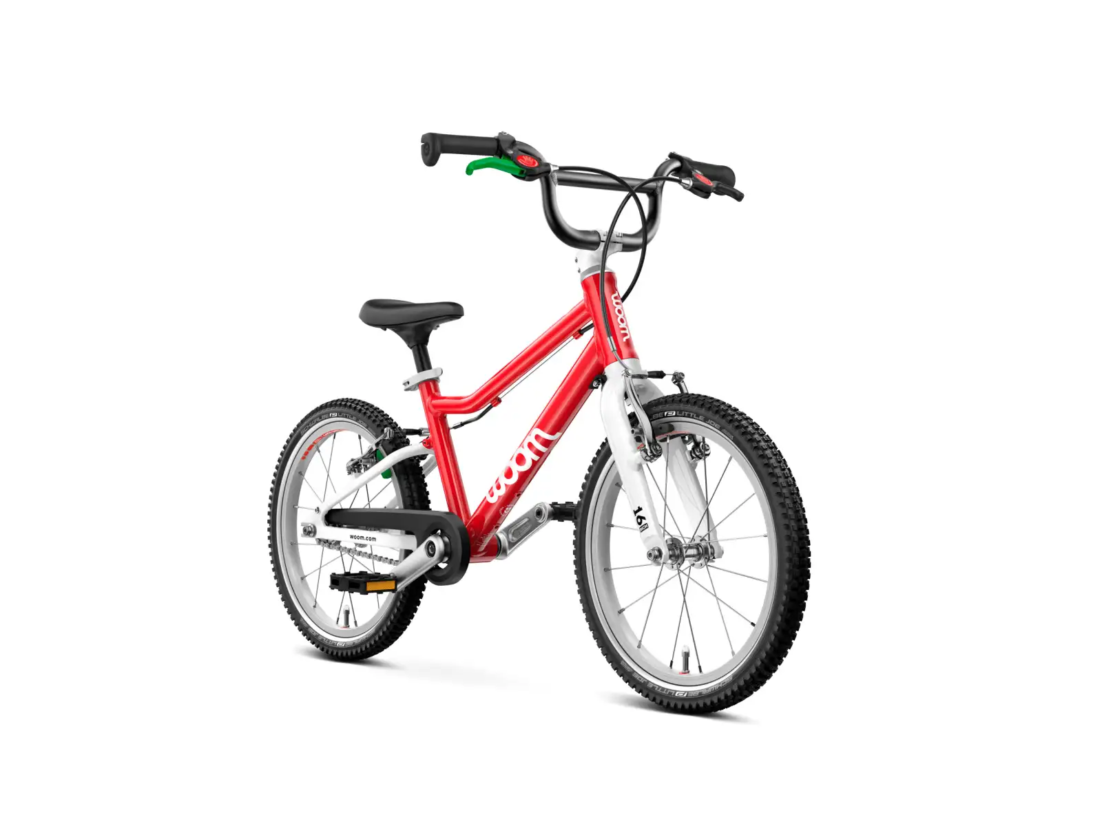 Woom GO 3 Automagic Red 16 detský bicykel