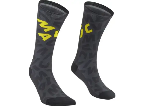 Mavic Aksium Graphic ponožky Black Yellow