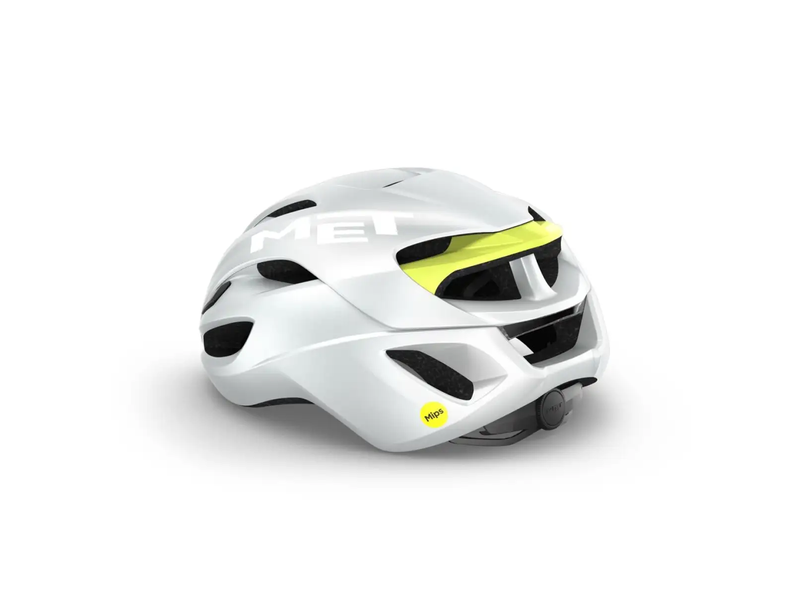 MET Rivale MIPS prilba Undyed White/Lime