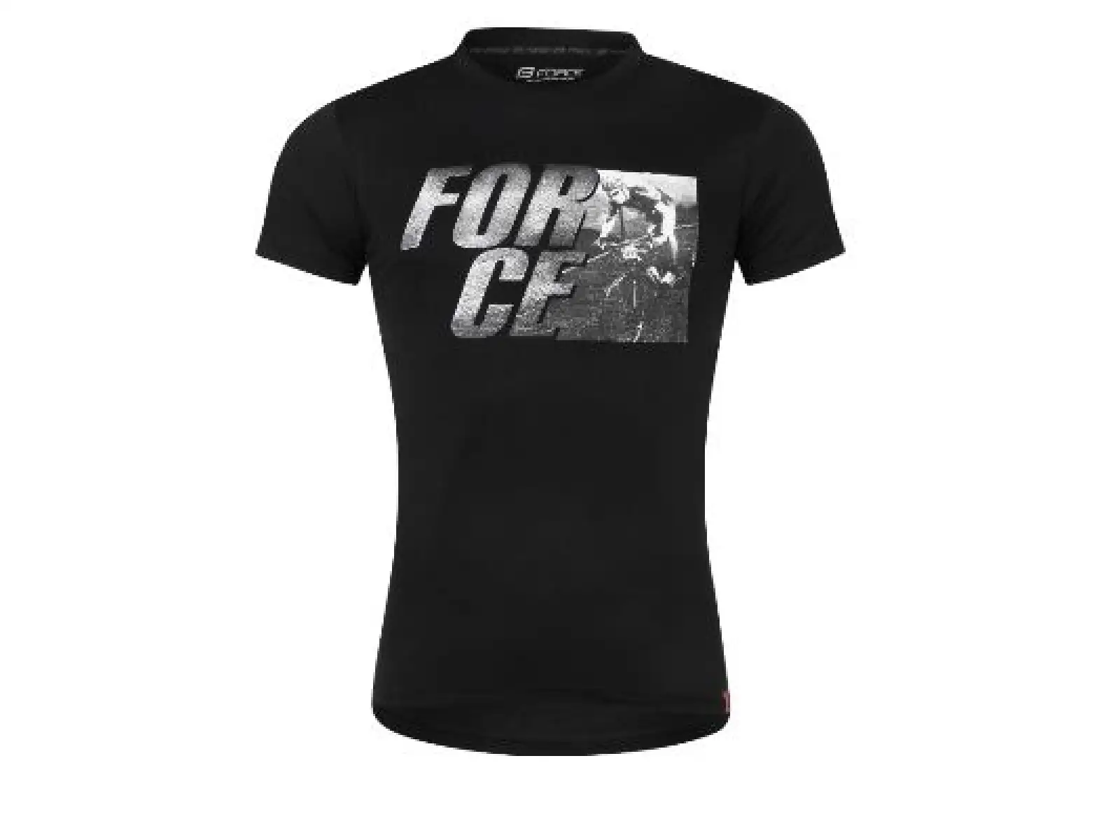 Force Spirit pánske tričko krátky rukáv čierna