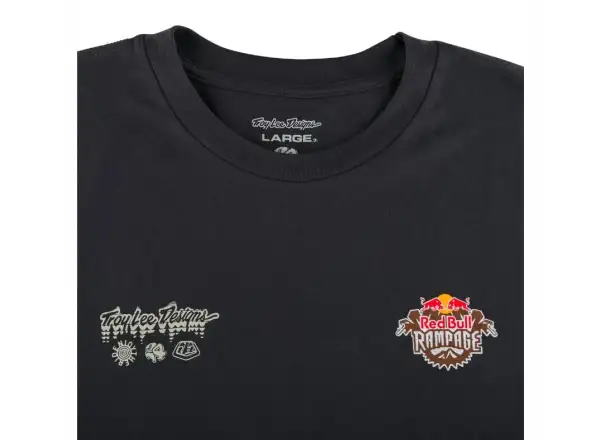 Troy Lee Designs x Red Bull Rampage Mind Melt pánské triko krátký rukáv Coal