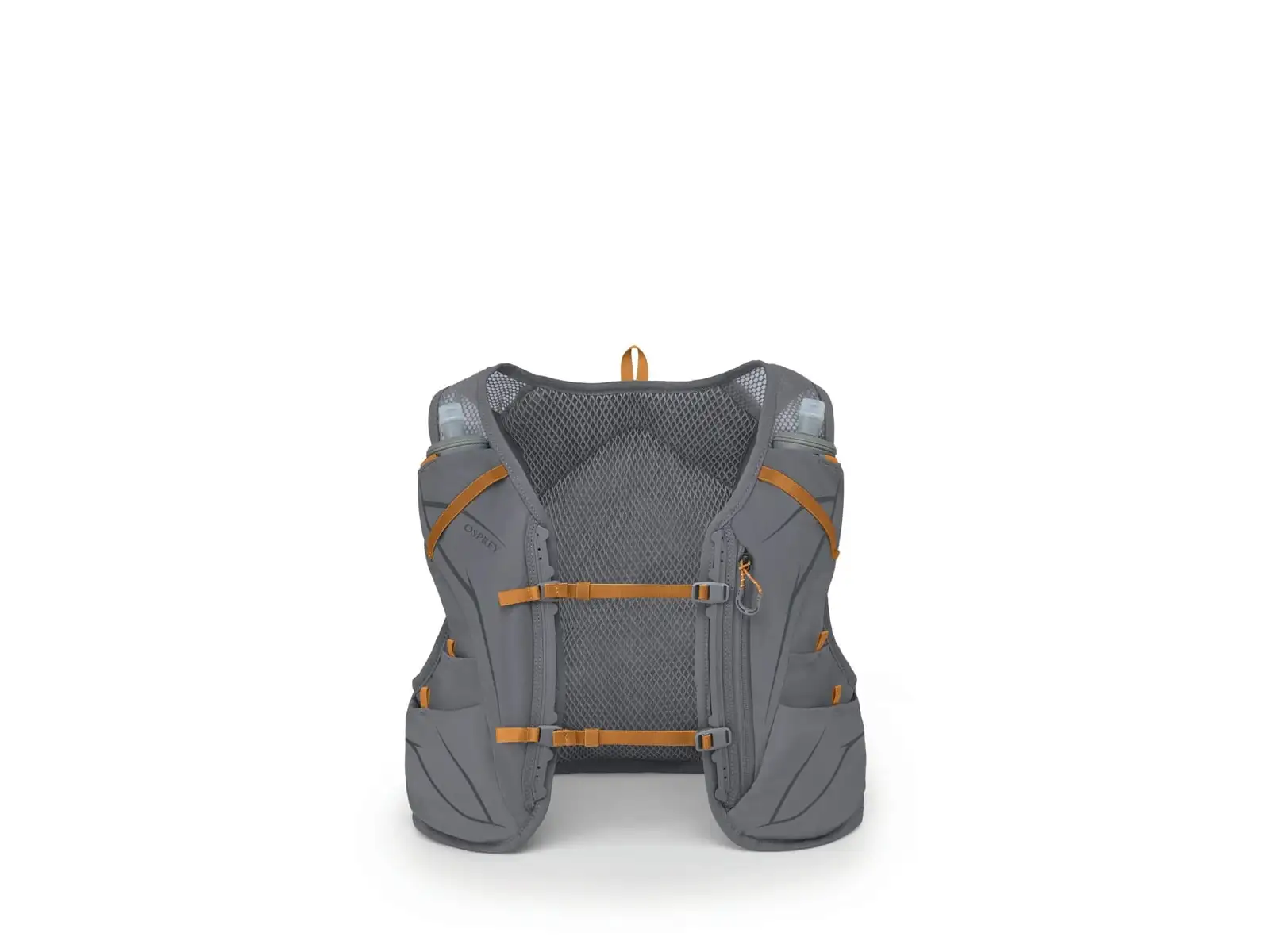 Osprey Duro 6 vesta 6 l + 2x fľaša Hydraulics 0,5 l Phantom Grey/Toffee Orange