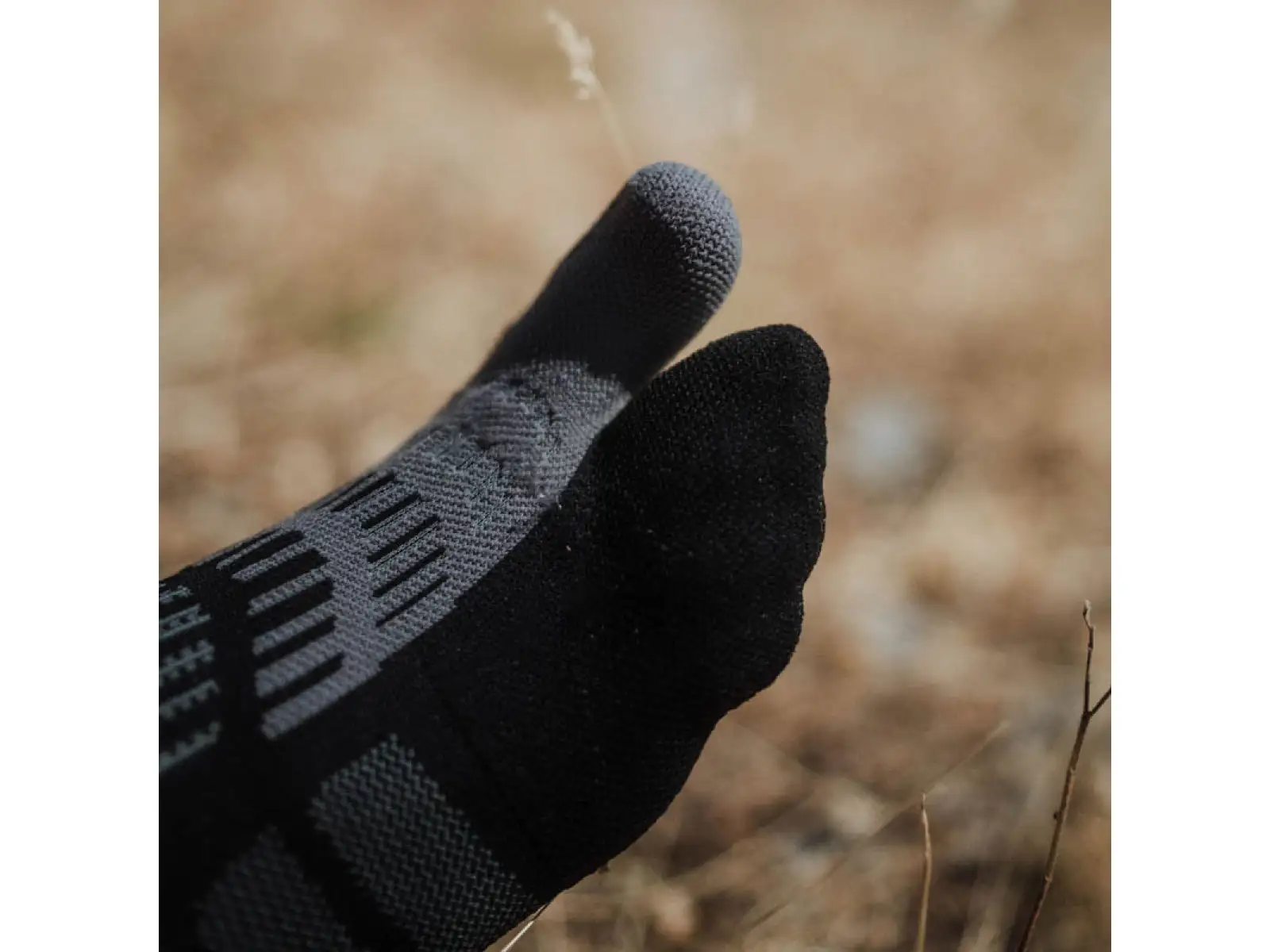 Ponožky Sidas T-Free Trail Running Black/Grey