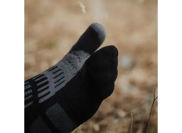 Ponožky Sidas T-Free Trail Running Black/Grey