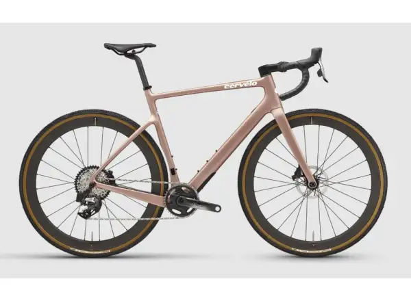 Cervélo Aspero-5 Force XPLR ETAP AXS 1 gravel bicykel Rose