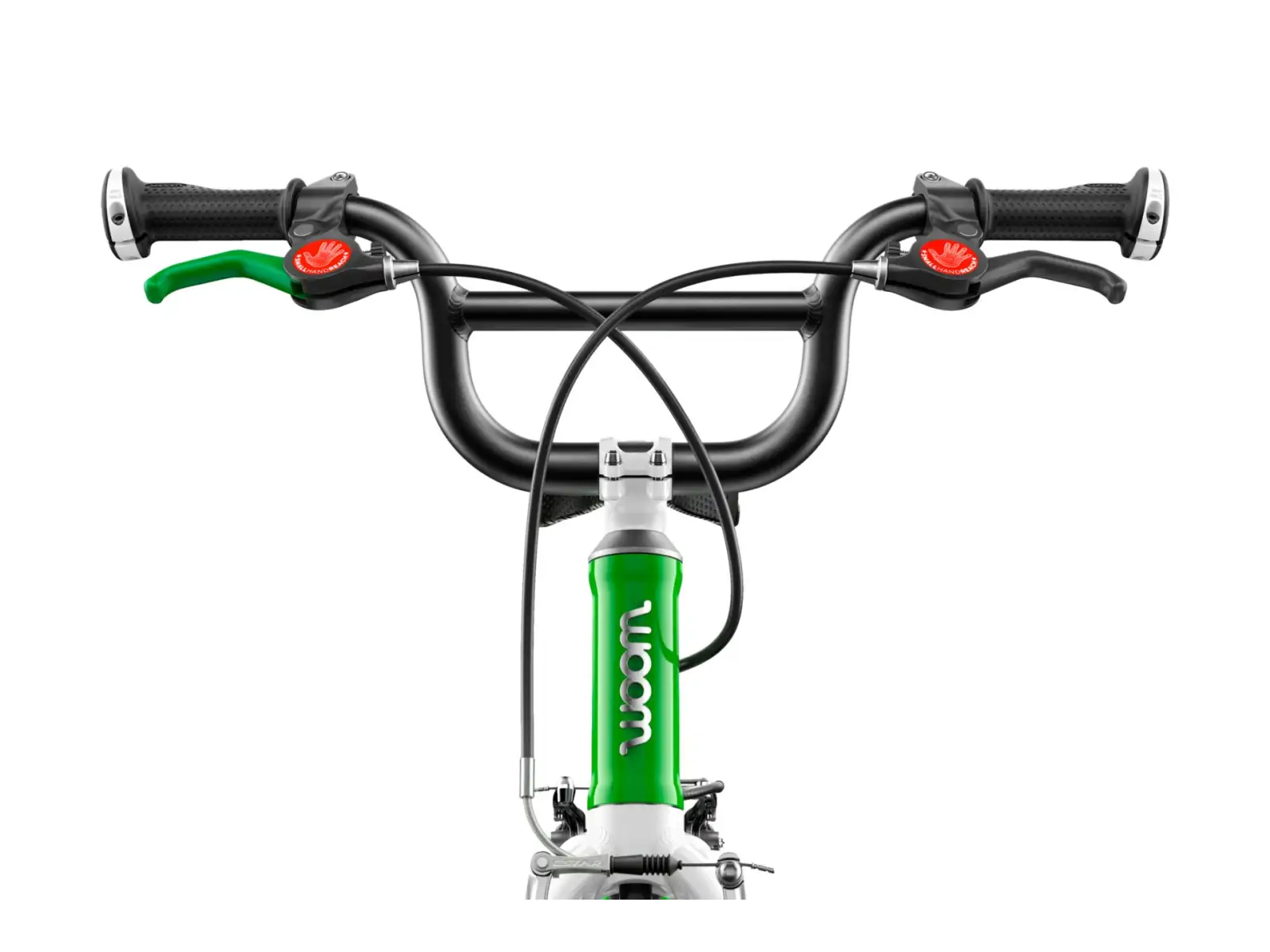 Woom 1 Plus Green 14 detské odrážadlo