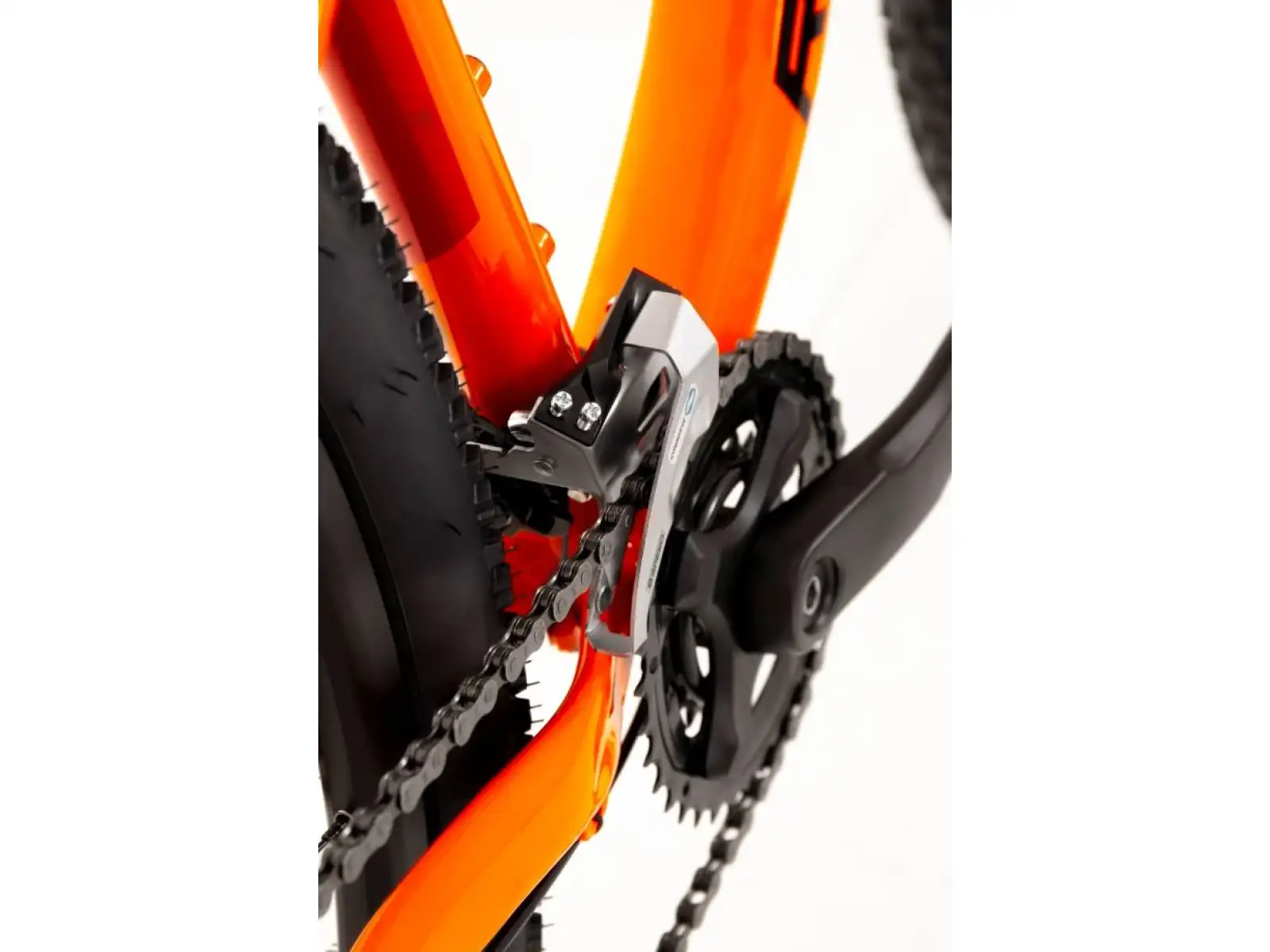 Rock Machine Blizz 10-29 gloss neon orange/dark red/black horský bicykel