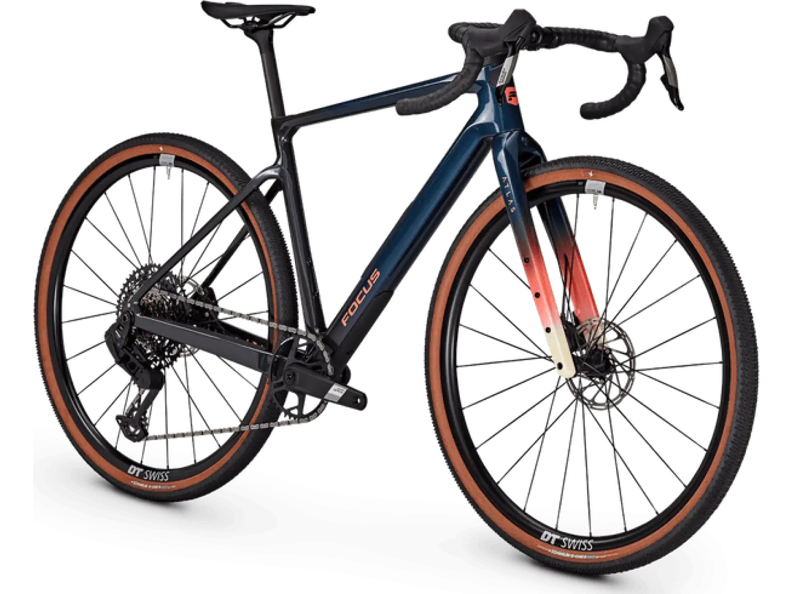 Focus Atlas 8.8 Apex gravel bicykel Azurblue/Diamondblack